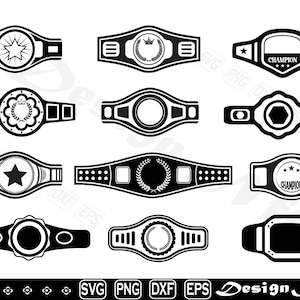 Championship Belt svg, Clipart, arquivos cortados para silhueta, vetor, dxf, eps, png, design