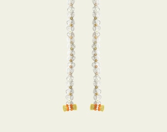 Snarenset met hoodie met parels | Schoenveter met lovertjes Lintdecoratie | Rave-sieraden