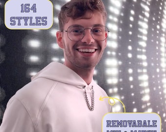 Hoodie met kettinghanger | Luxe schoenhanger bedel | Sweatersieraden | Cadeau