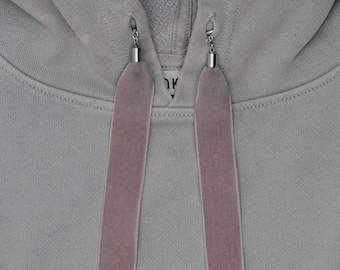 Hoodie String and Shoelace ribbon decoration | Silk Velvet charm set