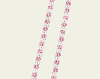 Cherry Blossom-hoodie en veterlint Charms: Crystal Bead Y2K Fashion