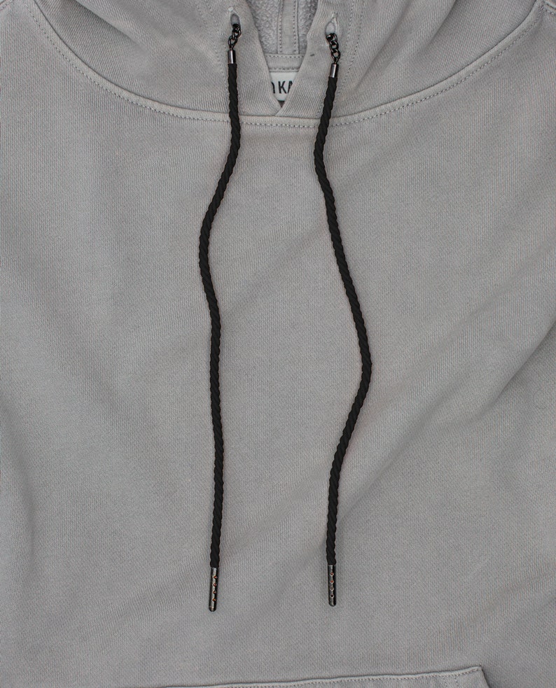 Hoodie String Charm Set: Twisted Cotton Braided Rope With Aglets ...
