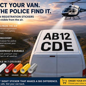 Protect your Motorhom, Camper van Transporter or Car help the police find it fast