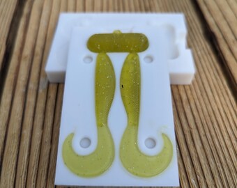Moule leurre souple Shad 12 cm - pêche carnassier - fabrication m