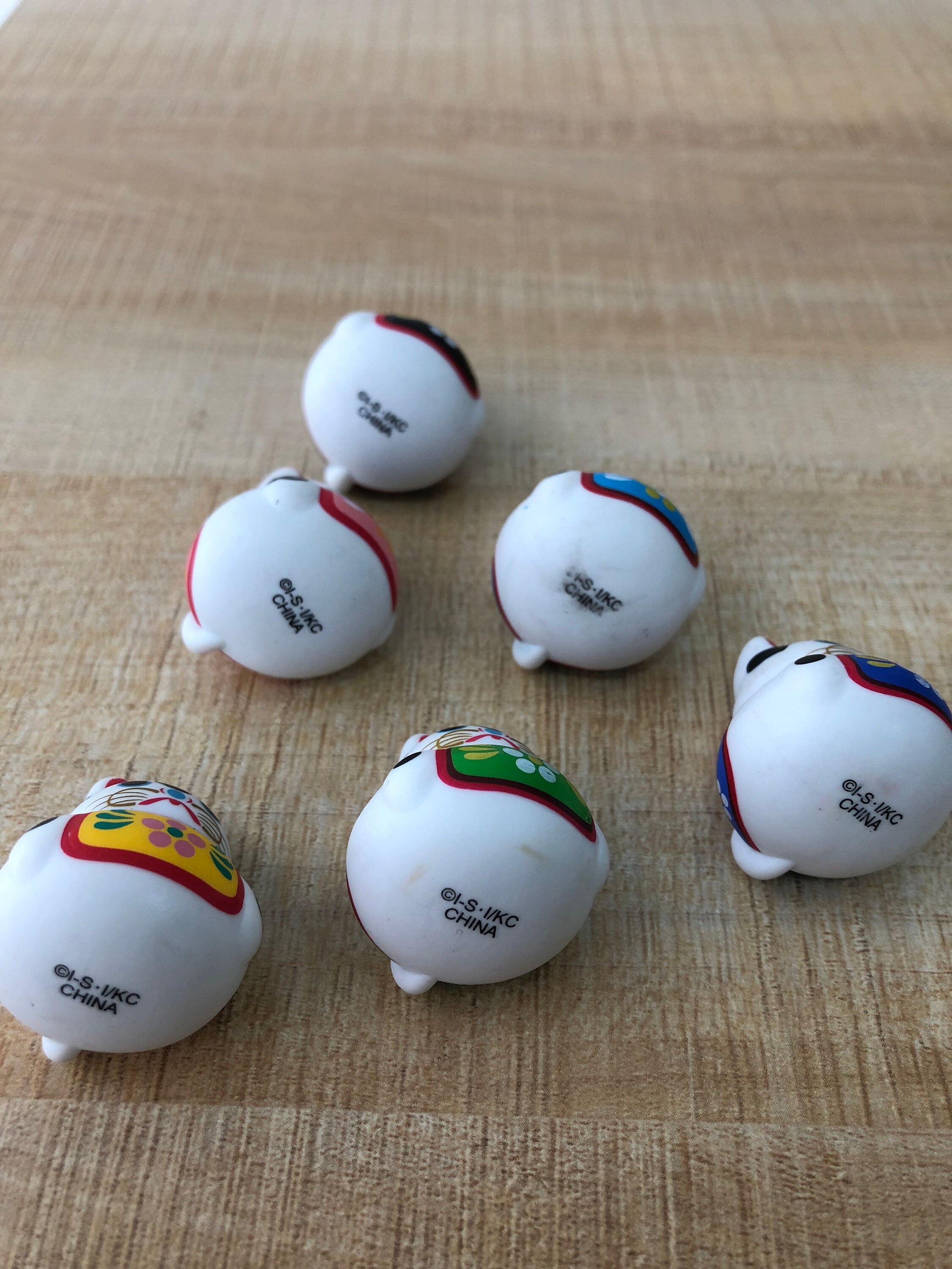 NEW Full Set Vintage Japan Roly Poly Miniature Cat Miniature - Etsy ...