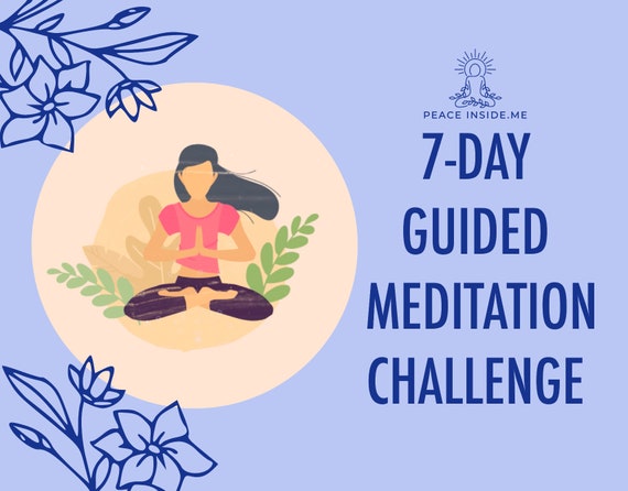 7-Day Guided Meditation Challenge | Meditation For Beginners | Meditation Tracker | Gratitude Meditation | Mindfulness Meditation Guide