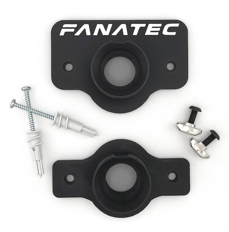 Fanatec QR1 Steering Wheel Wall or Aluminum Profile Mount | Quick Release Wheel Stand | Sim Racing QR2 Wheel Holder DD1 | CSL DD | DD+