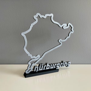 Free Standing Nürburgring Nordschleife Sculpture