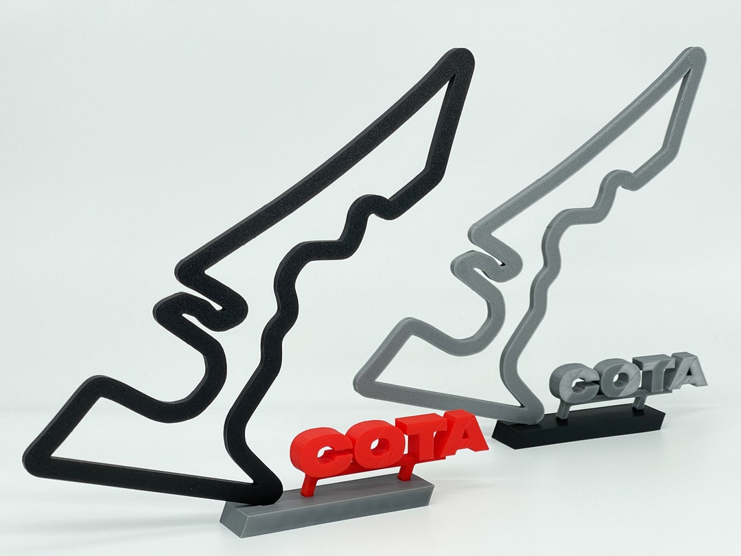COTA Race Track Sculpture F1 2022 Freestanding Circuit Formula 1 Track