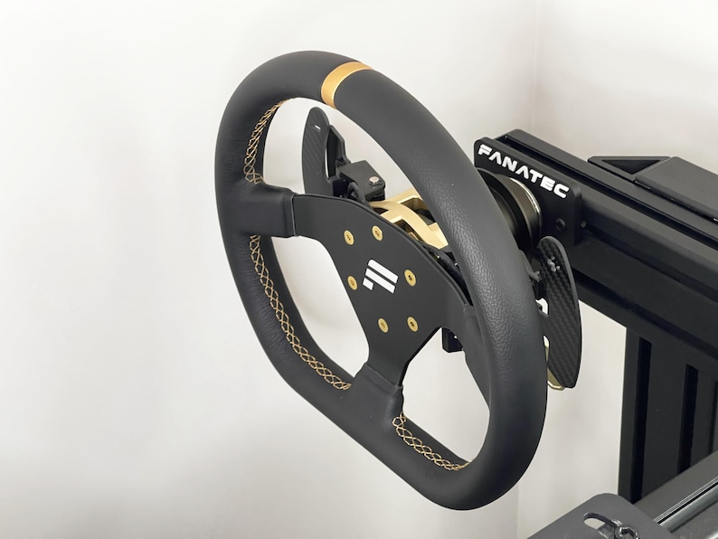 Fanatec QR2 Steering Wheel Wall or Aluminum Profile Mount | Quick Release Wheel Stand | Sim Racing QR2 Wheel Holder DD1 | CSL DD | DD+