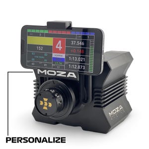 Moza Phone & Tablet Mount | Adjustable Moza Phone Holder | Racing Dashboard | Moza R3 R5 R9 R12 Wheel Base | SimHub DashPanel Sim Dashboard
