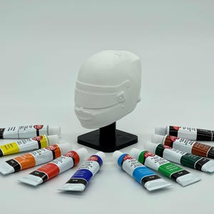 Paint Your Own Racing Helmet | DIY F1 Craft Kit | Design a Racecar Helmet Gift | Formula 1 & NASCAR Paintable Helmet Sculpture For Kids