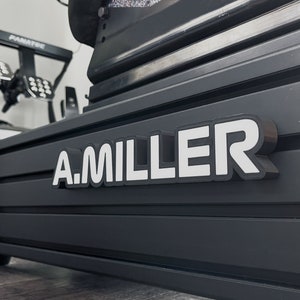 Custom Sim Racing Nameplate | Personalized Sim Racing Decor | Name ...