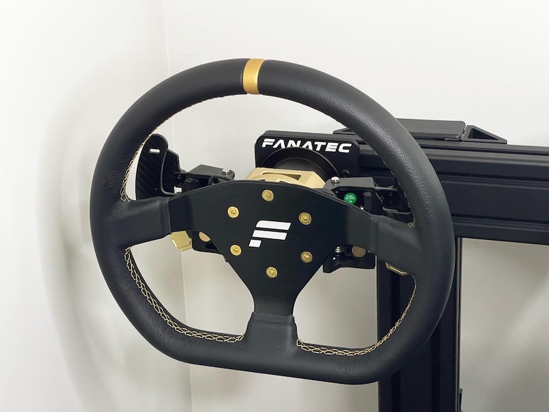 Fanatec QR1 Steering Wheel Wall or Aluminum Profile Mount | Quick Release Wheel Stand | Sim Racing QR2 Wheel Holder DD1 | CSL DD | DD+