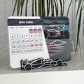 Formula 1 2026 Calendar | F1 Schedule | Formula One Race Schedule | Formula 1 Gift | Gift for F1 Fan | F1 Desktop Calendar Stocking Stuffer product logo