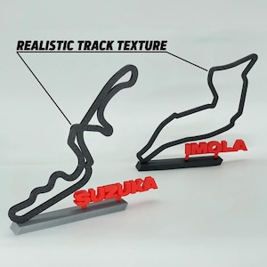 F1 2025 Race Track Sculptures | Formula 1 Free Standing Circuits | F1 Racing Decor | Formula One Art | Race Track Figurine | Racing Fan Gift