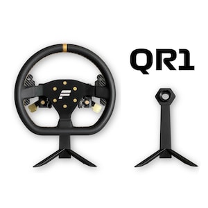 Fanatec QR1 Wheel Display Stand | Quick Release Wheel Holder | Sim Racing Wheel Hanger | Wheel Mount | Fanatec Wheel | DD1 DD2 CSL ClubSport
