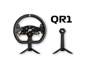 Fanatec QR1 Wheel Display Stand | Quick Release Wheel Holder | Sim Racing Wheel Hanger | Wheel Mount | Fanatec Wheel | DD1 DD2 CSL ClubSport