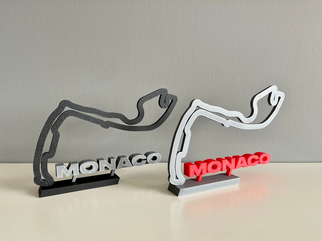 Monaco Race Track Sculpture F1 2022 Monaco GP Free Standing Sculpture