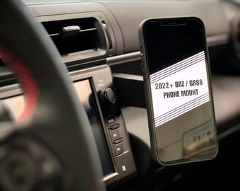 2022+ Toyota GR86 & Subaru BRZ MagSafe Phone Mount | Custom 2023 GR86 Phone Holder | Adjustable 2024 BRZ / GR86 iPhone Android Phone Holder