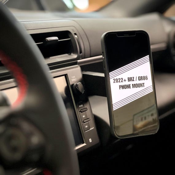 2022+ Toyota GR86 & Subaru BRZ MagSafe Phone Mount | Custom 2023 GR86 Phone Holder | Adjustable 2024 BRZ / GR86 iPhone Android Phone Holder