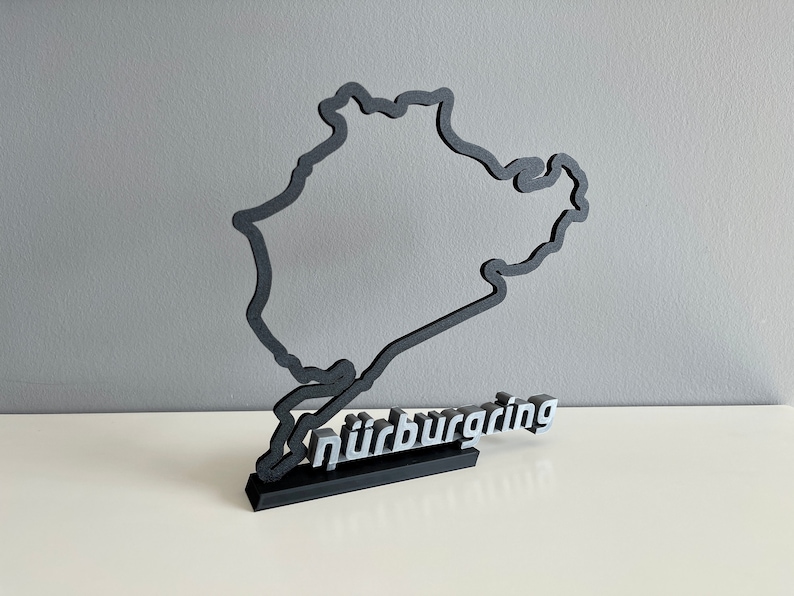 Free Standing Nürburgring Nordschleife Sculpture