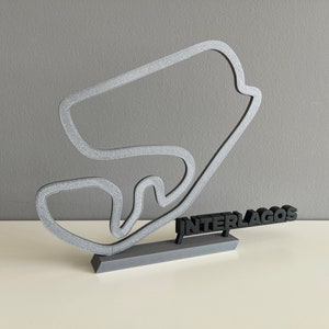 Interlagos Race Track Sculpture F1 2022 Brazil GP Free Standing ...