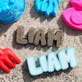 Personalized Sand Mold | Custom Name Sand Mold Toy | Personalized Beach Toy for Kids | Sandbox Stamp | Summer Vacation Nameplate Beach Gift product logo