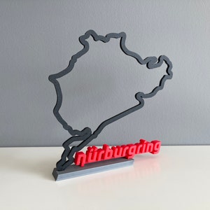 Free Standing Nürburgring Nordschleife Sculpture