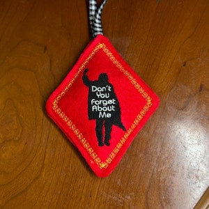 Breakfast club dont you forget about me tribute ornament 2024
