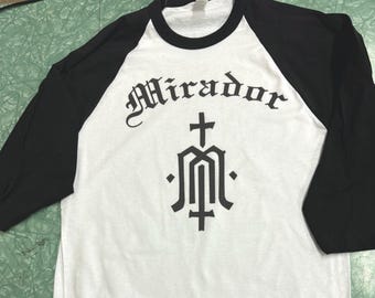 Mirador GVF Tribute shirt black raglan t shirt handmade