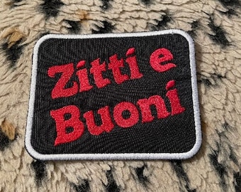 Zitti e Buoni Männchen Tribute Patch handgemacht