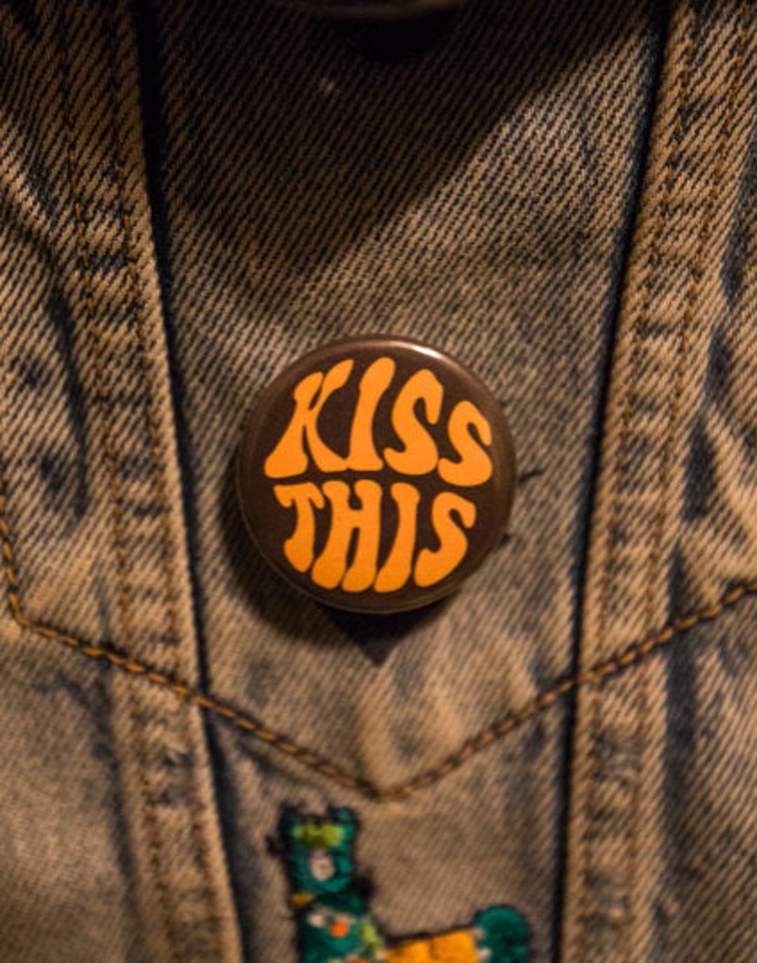 Stuts Button Kiss This Struts Button 1.50inch Tribute Button - Etsy