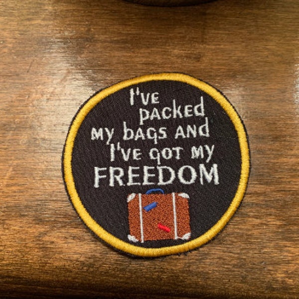 I've Packed my Bags and I've Got my Freedom GVF tribute patch