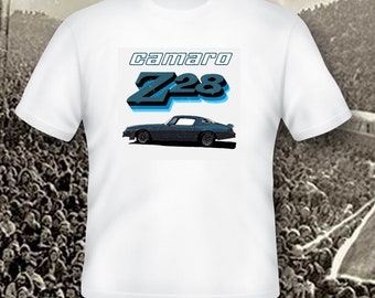 Camaro Z/28 f body tribute shirt white shirt 80s style