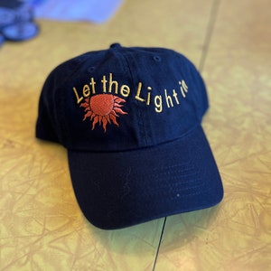 Let the light in Lana Del Rey inspired tribute hat handmade
