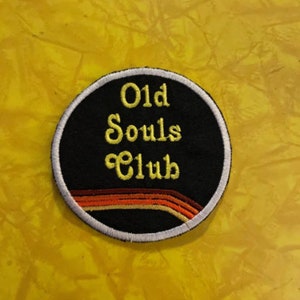 Old Souls Club vintage style patch