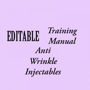Anti Wrinkle injectables training manual