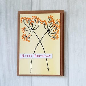 Blumen Geburtstagskarte, handgemachte Blumenkarte, Blumenkarten, Grußkarte für Sie, Geburtstagskarten für Mama, Blumenliebhaber Karten, Geburtstagskarten.