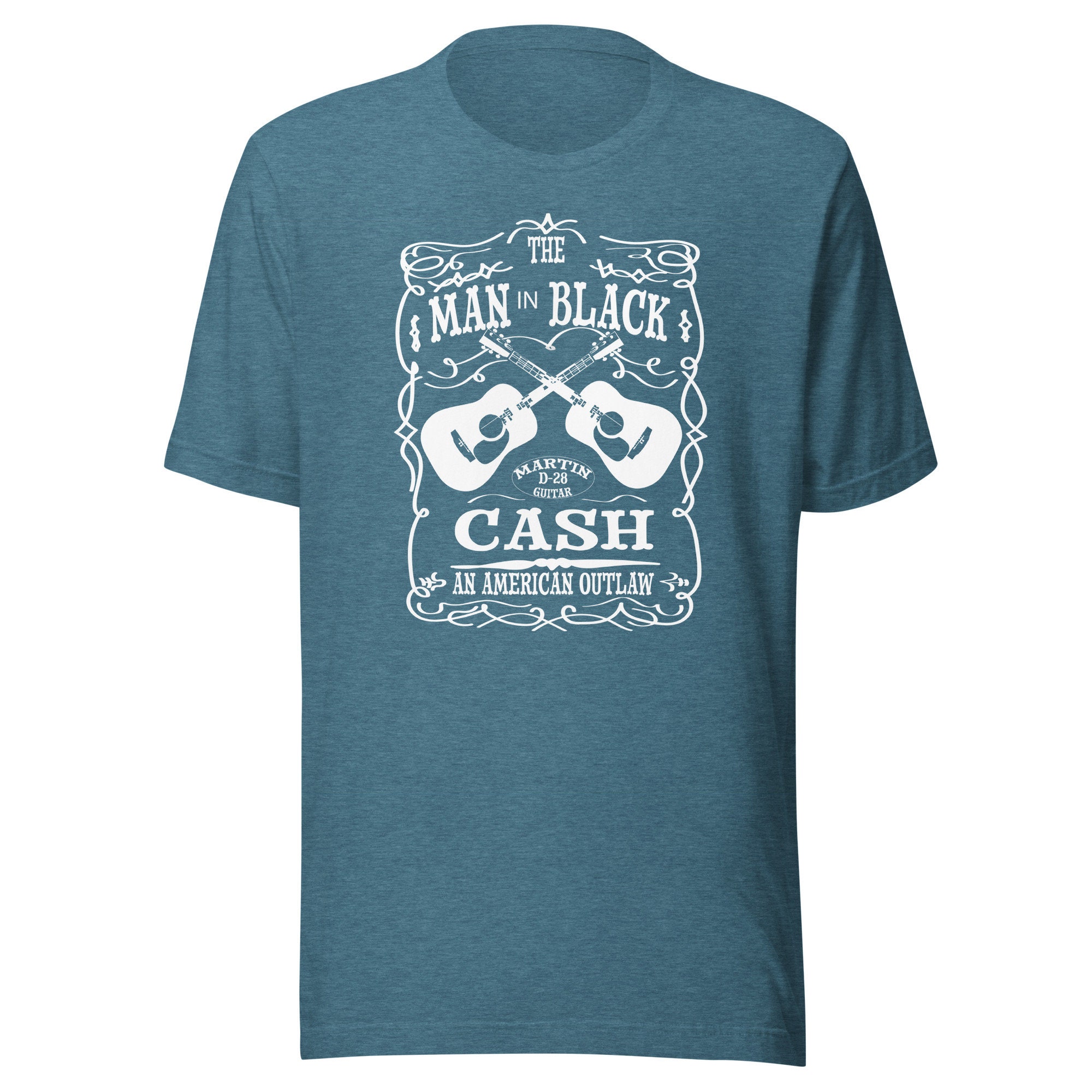 The Man in Black - Cash Country Tee - Etsy