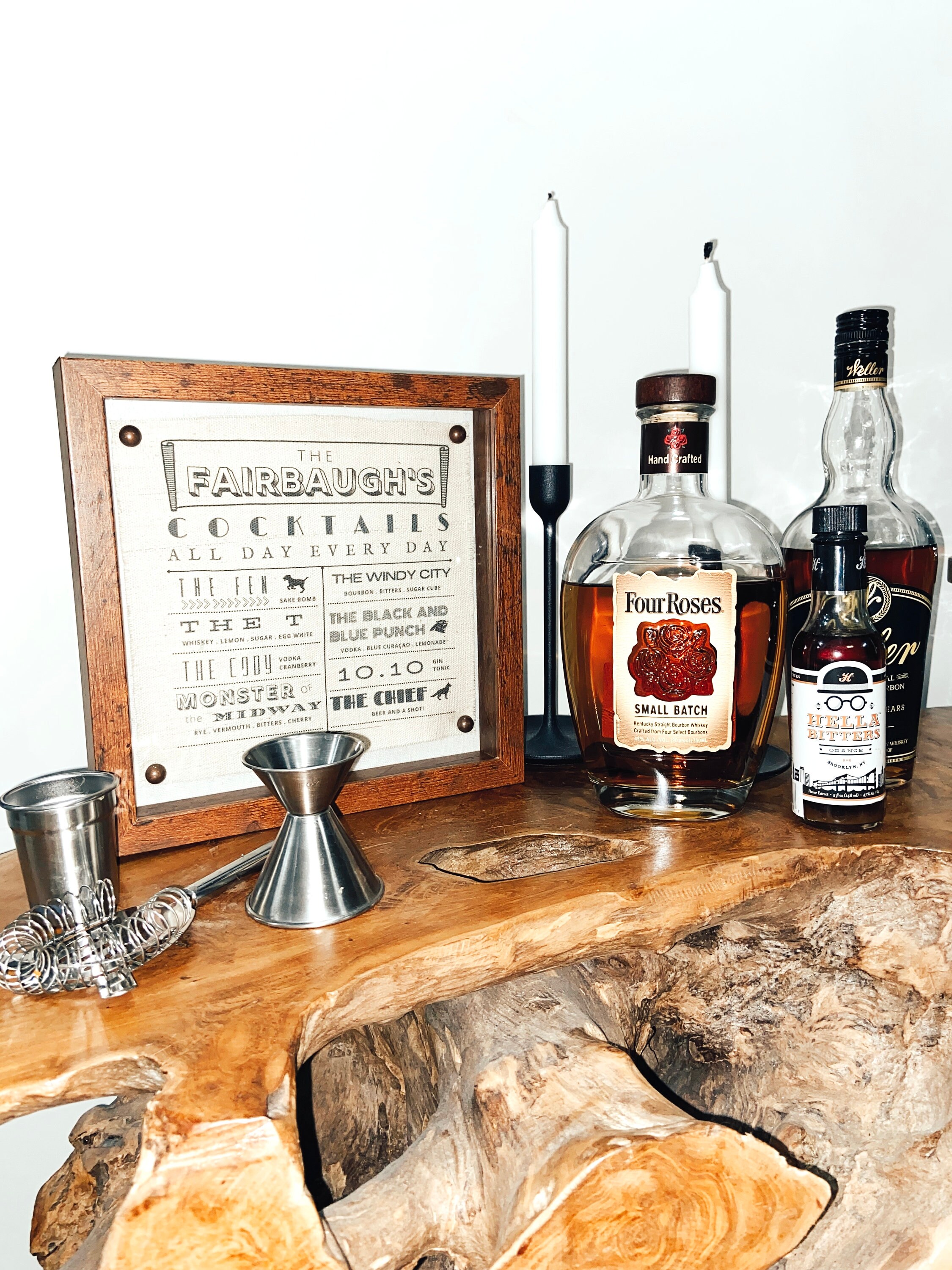 Home Décor Home & Living Wall Décor Laminated Bar Menus Personalized