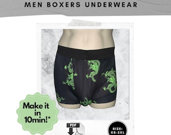 15 min Ultimate Men’s boxer shorts underwear (PDF sewing digital pattern)