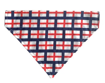 England Flag Polycotton Dog Bandana