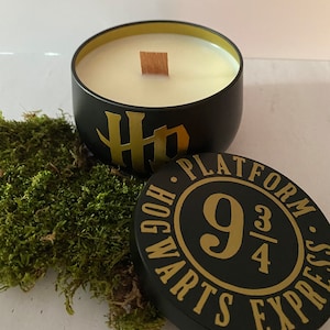 Harry P. Candle in a tin