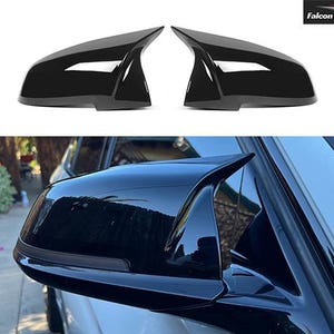 M Style Glossy Black Mirror Covers For BMW F30 F31 F32 F33 F34 F36 F20 F21 F22 F23 F87 | Mirror Caps For 1 & 2 Series, 3 Series, 4 Series