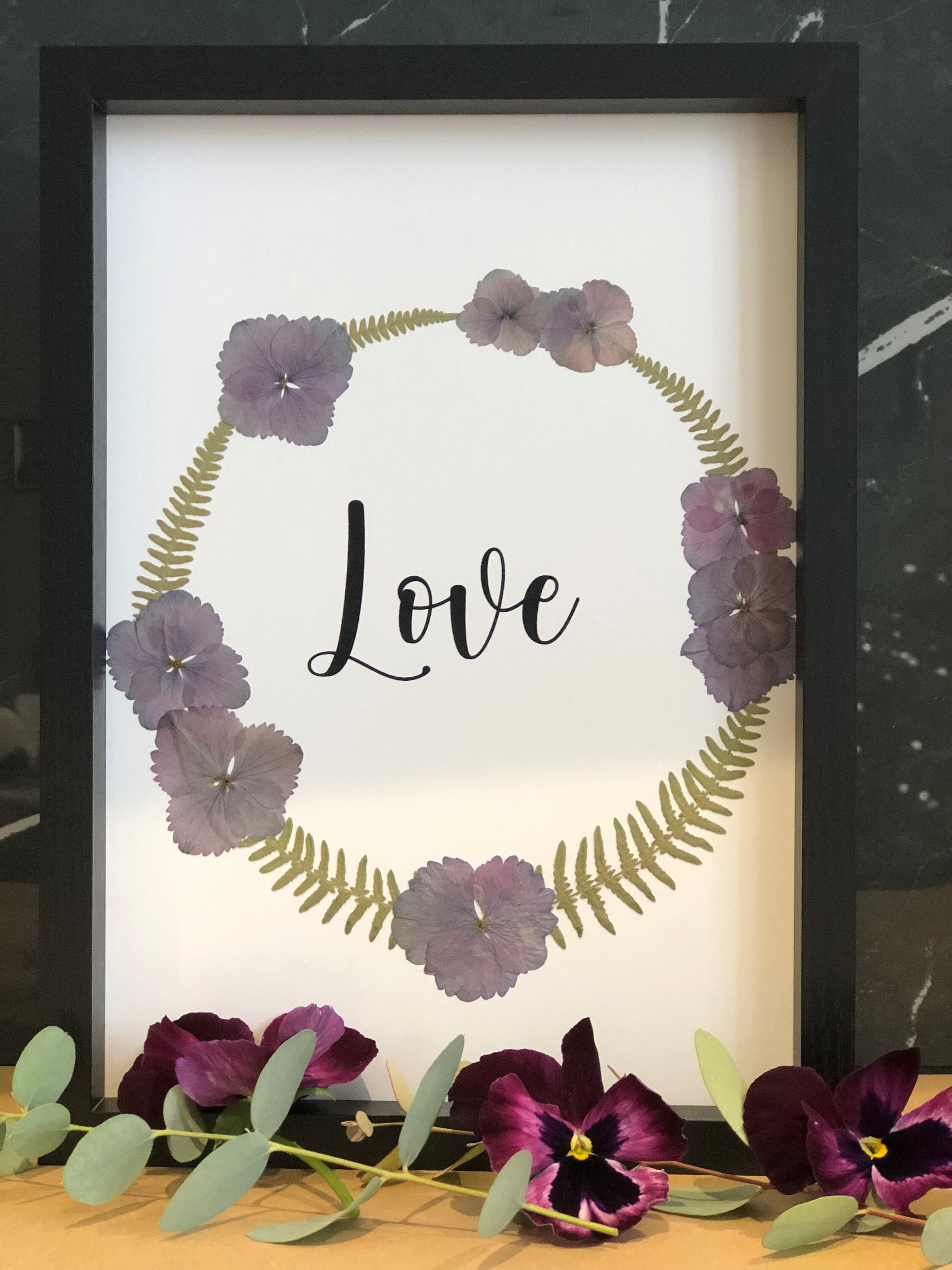 Herbier Fleurs Séchées et Pressée