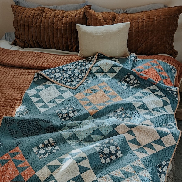 Mountain Dweller Quilt Pattern: Fat Quarter Friendly (PDF Pattern)