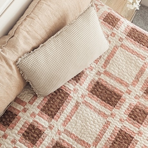 Lakehouse Plaid PDF Quilt Pattern / Plaid quilt pattern / modern gender neutral quilt pattern