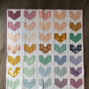 Soho Hearts Quilt - PDF Pattern