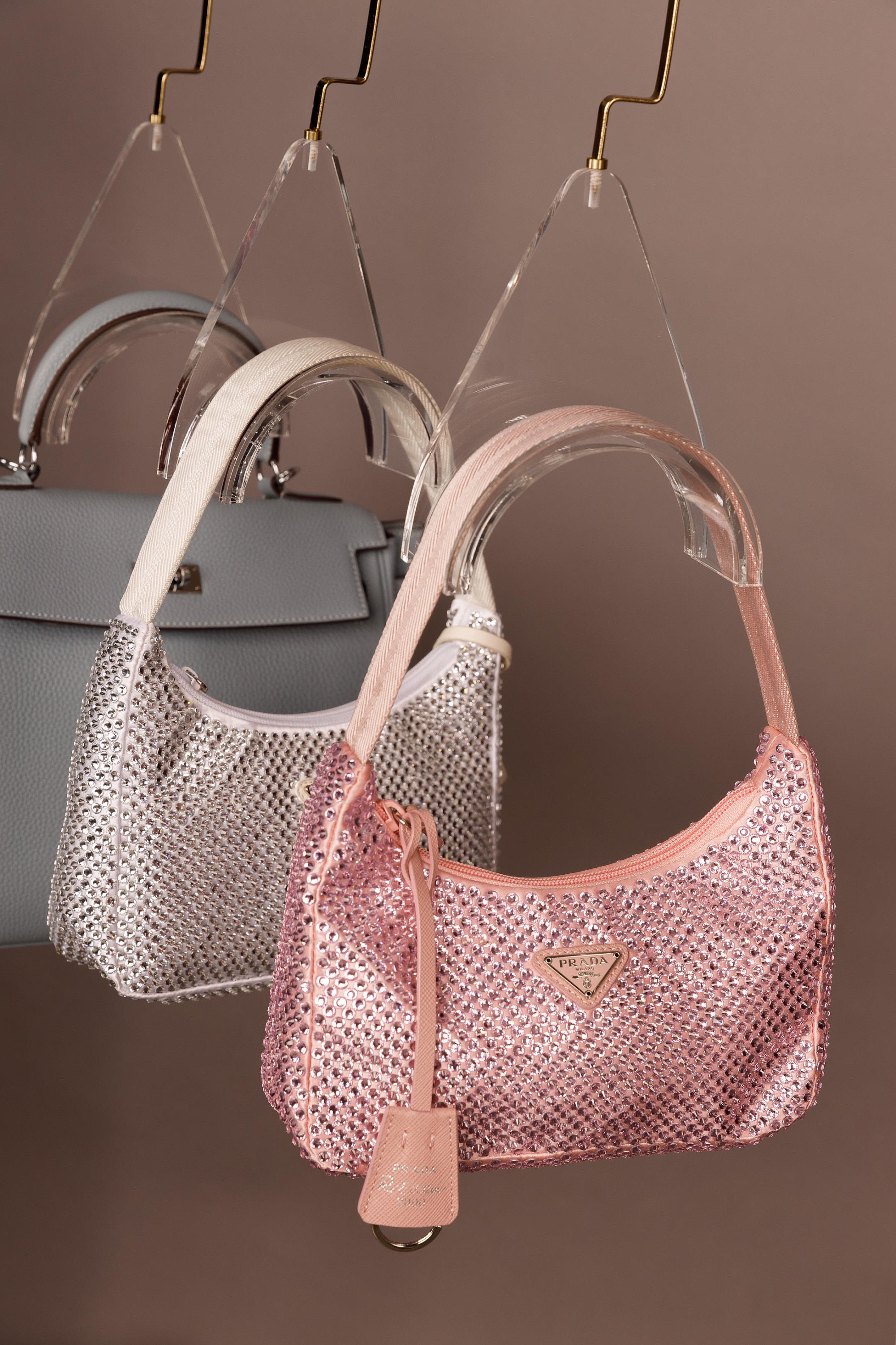 acrylic purse hanger